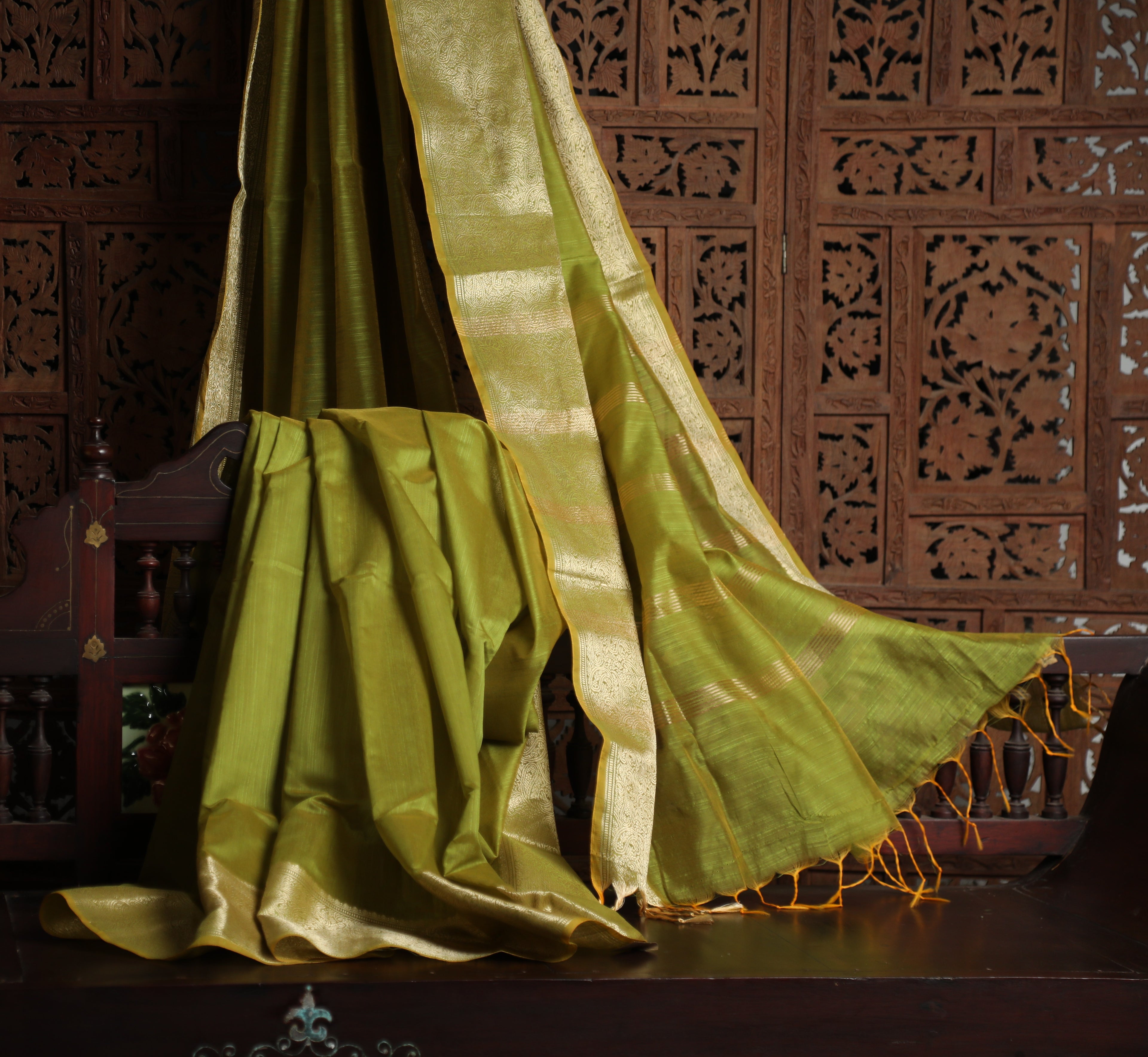 Zari Work Saree