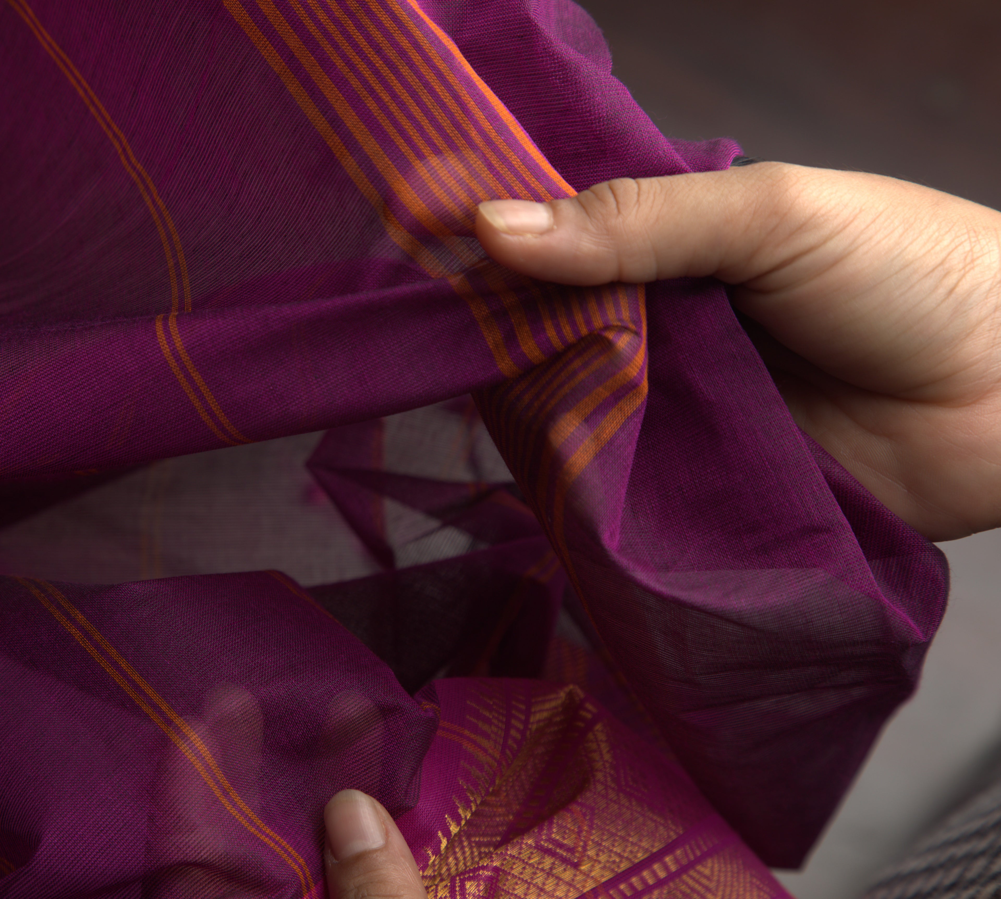 Mangalgiri Cotton (with zari)