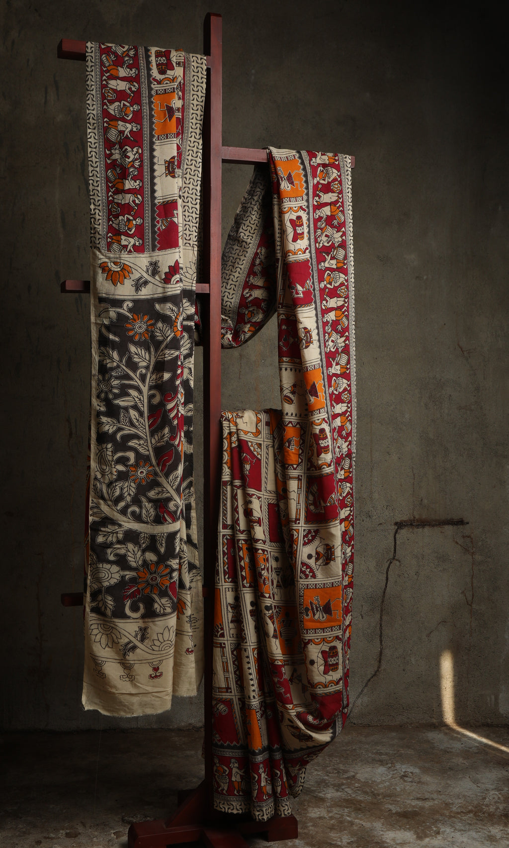 Kalamkari Silk Saree