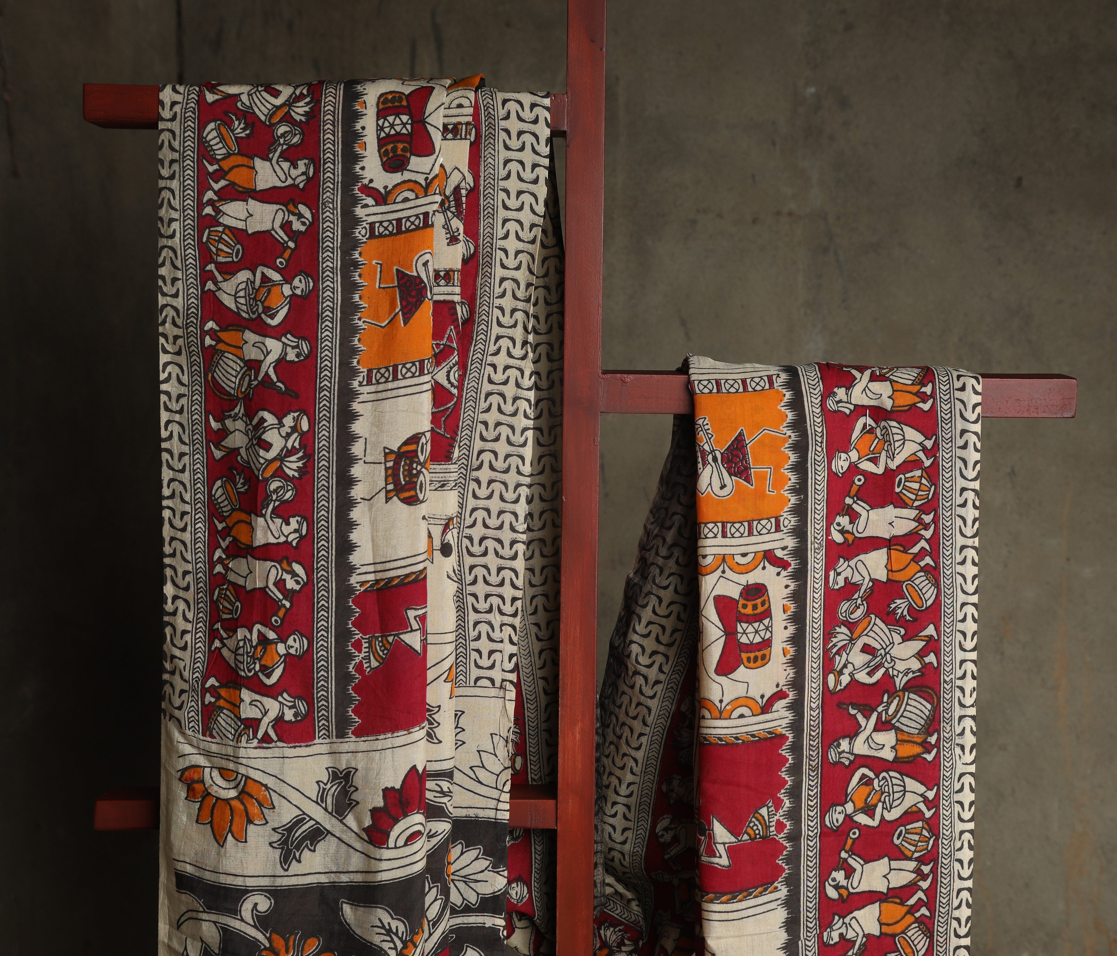 Kalamkari Silk Saree