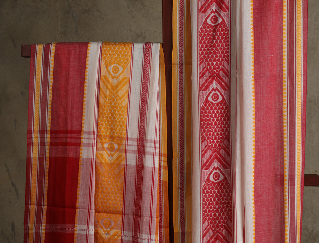 Fish Motif Saree