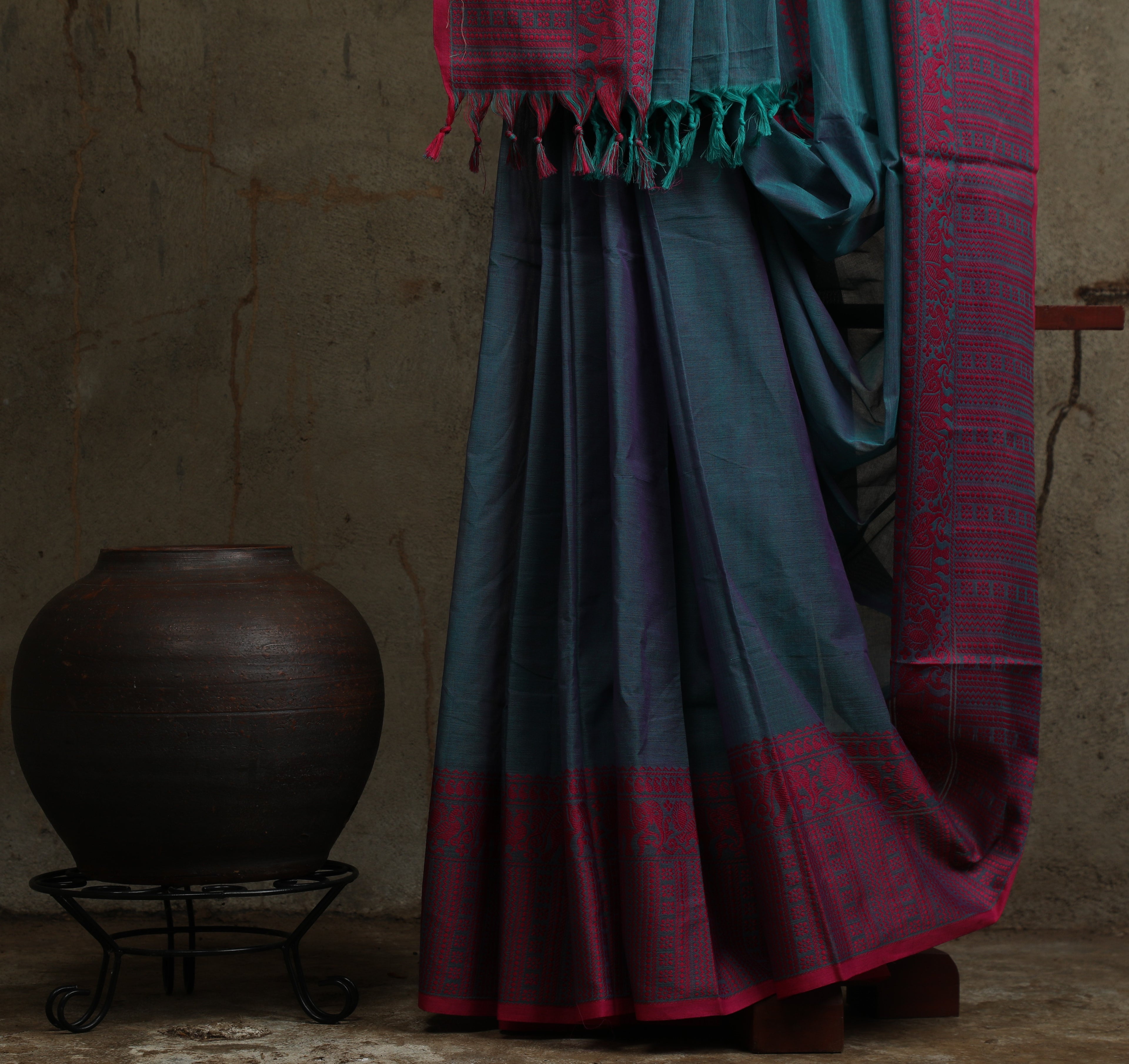 Kanchi Cotton Saree