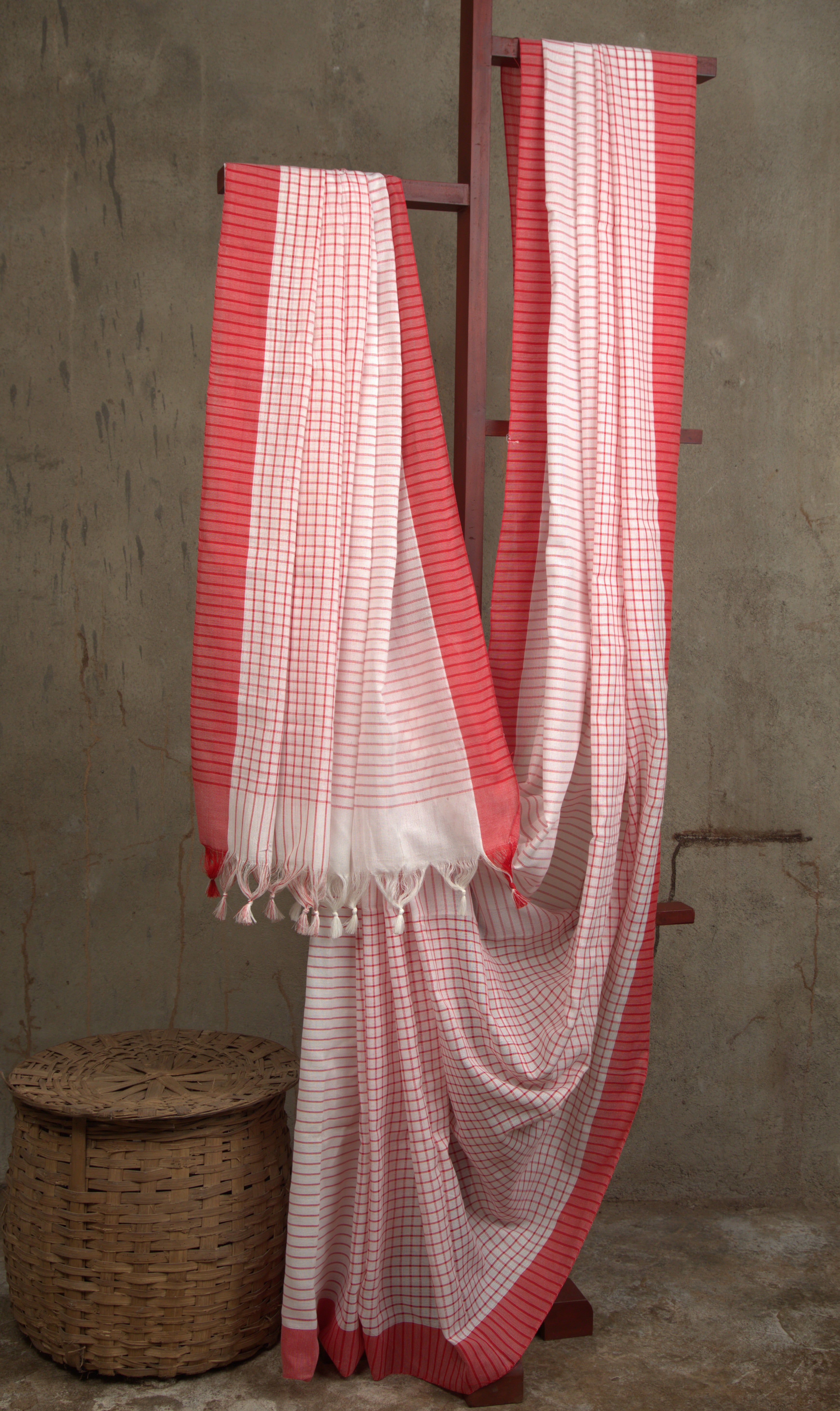 Bengal Cotton Saree (check)