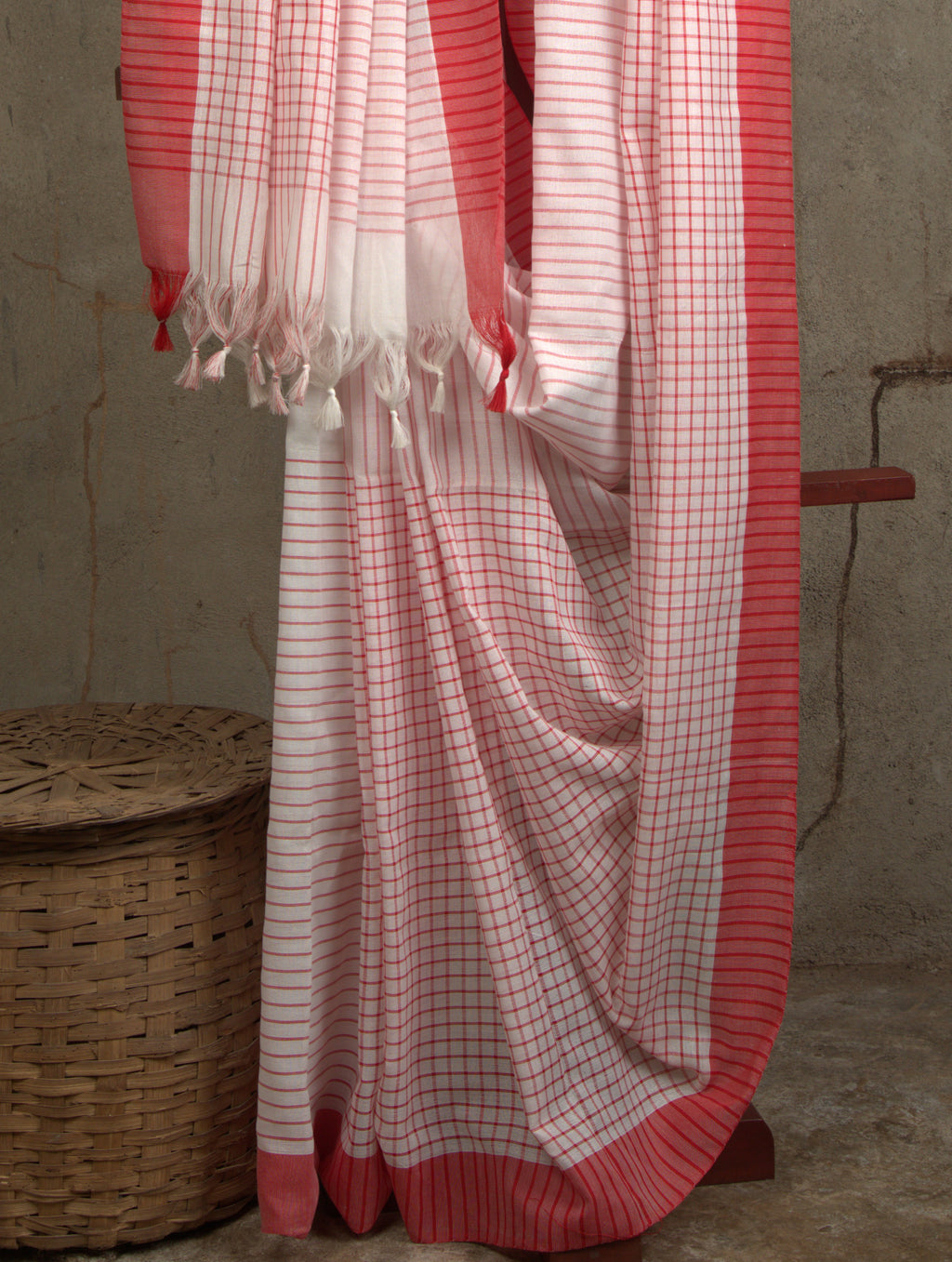 Bengal Cotton Saree (check)