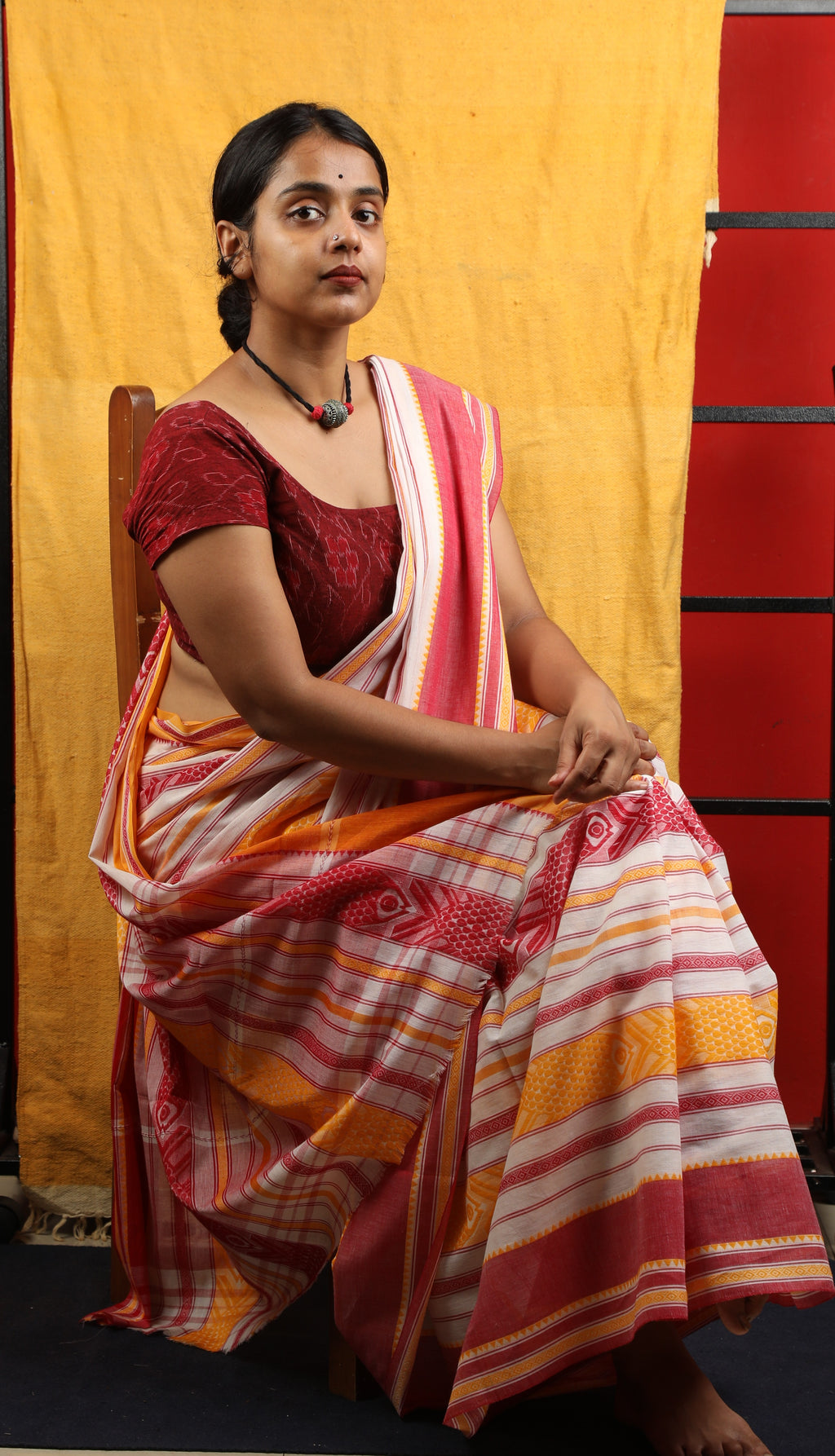 Fish Motif Saree